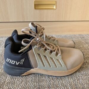 Inov-8 Men’s Beige and Black Cross-Training Shoes